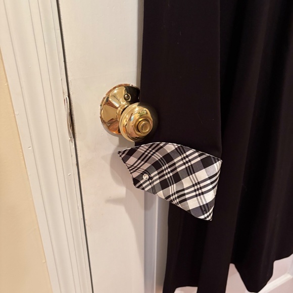 STUNNING SARA CAMPELL BLACK DRESS RHINESTONE BUTTONS CUTEST DETAIL SIZE XL - Picture 6 of 13